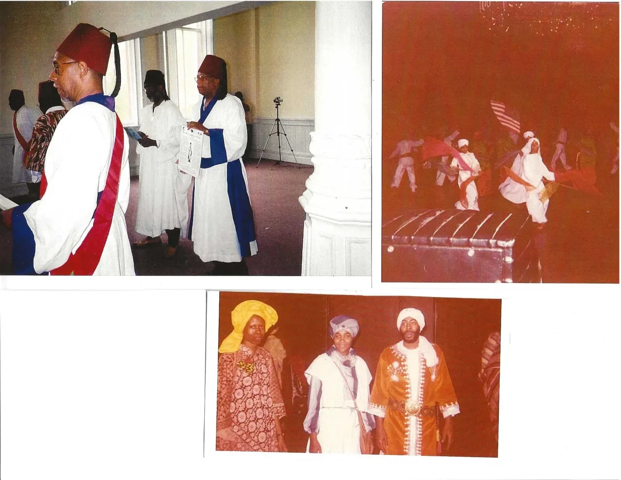 Ceremonial and cultural event photograph collage