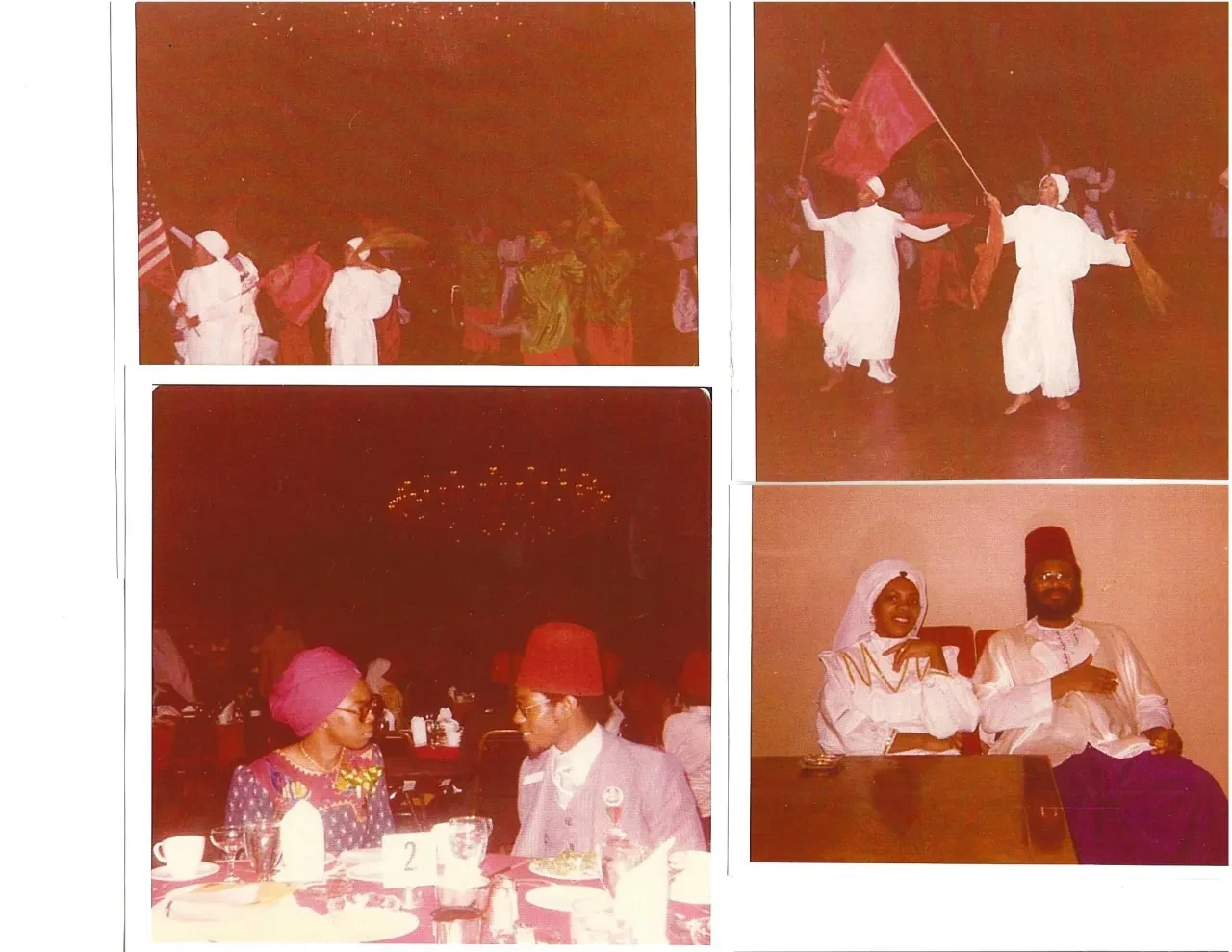 Historic celebration photograph collage
