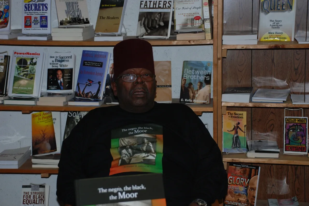Archival community and book gathering photograph